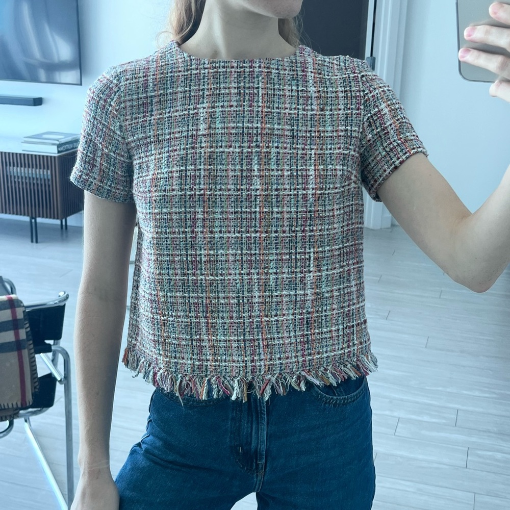 Forever21 tweed blouse